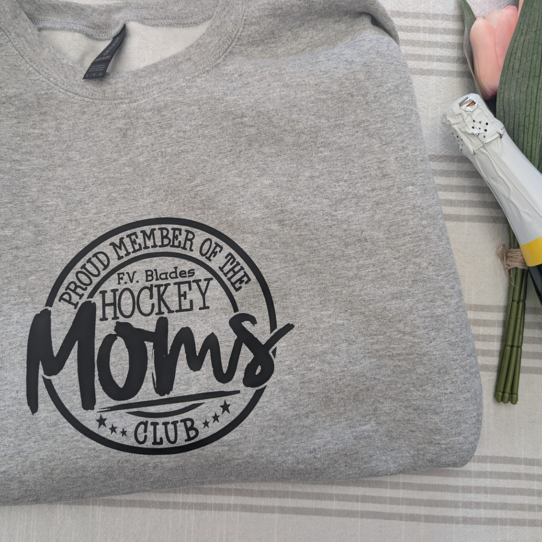 Hockey Moms Club Crew Neck