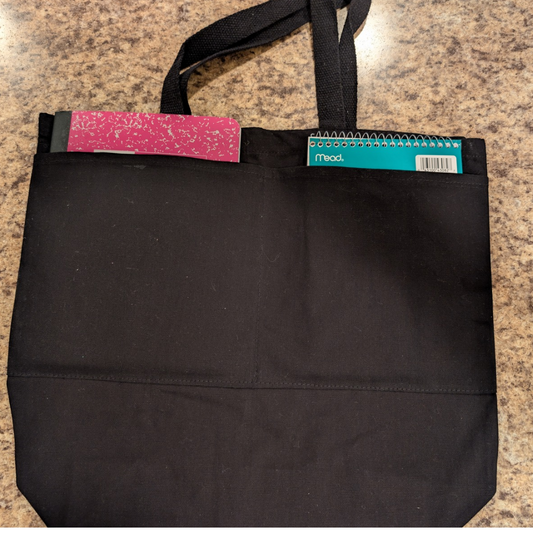Custom hockey mom club tote